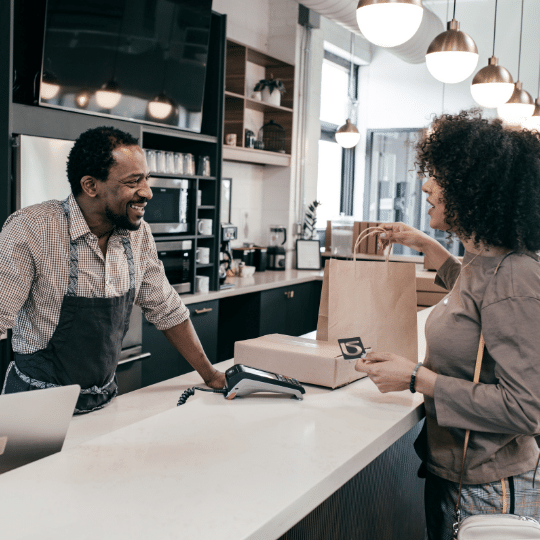 Cafe customer service